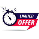 Limited, Offer, Icon, With, Time, Countdown, Super, Promo, Label, With